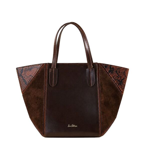 Sam Edelman Handbags - Sam Edelman West Small Leather Convertible Crossbody Tote, Brown